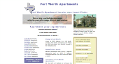Desktop Screenshot of fortworth-tx-apartments.info