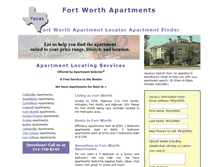 Tablet Screenshot of fortworth-tx-apartments.info